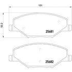 Колодки тормозные дисковые TEXTAR 2568101 3046249 - фото 67368