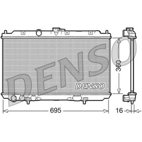 Радиатор охлаждения двигателя Denso DRM46027 3042981