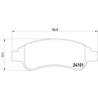Колодки тормозные дисковые TEXTAR 2410101 3043018 - фото 67375