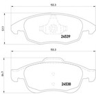 Колодки тормозные дисковые TEXTAR 2453801 3043088 - фото 67378