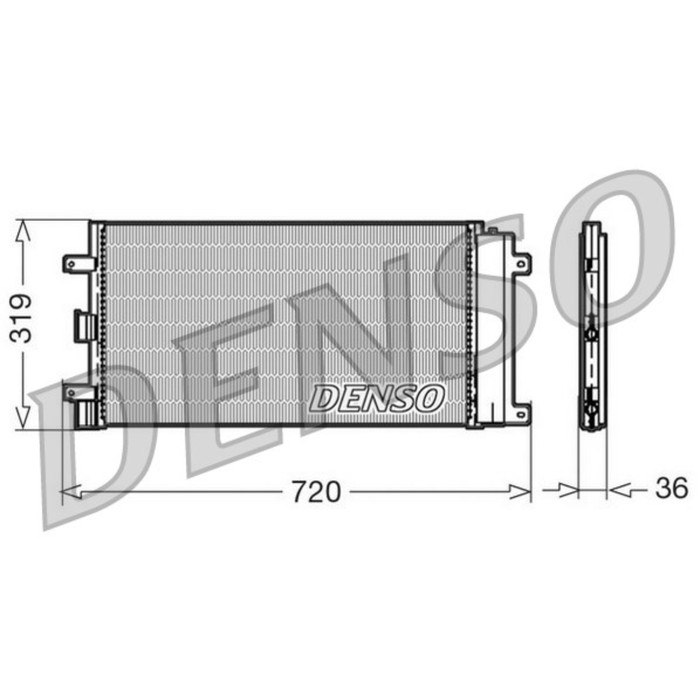 Радиатор кондиционера Denso DCN09042