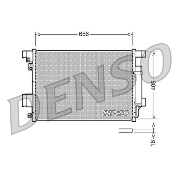 Радиатор кондиционера Denso DCN21001