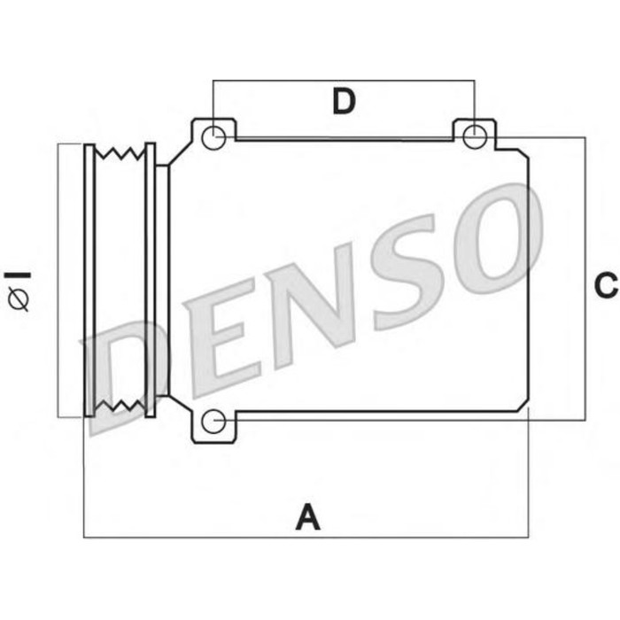 Компрессор кондиционера Denso DCP21012