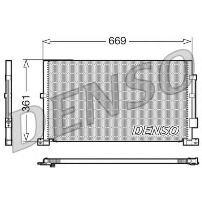 Радиатор кондиционера Denso DCN10012