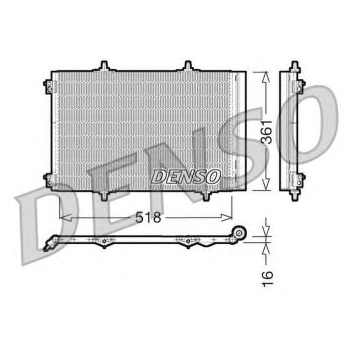 Радиатор кондиционера Denso DCN07013