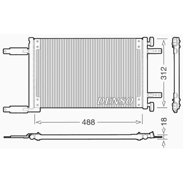 Радиатор кондиционера Denso DCN09041