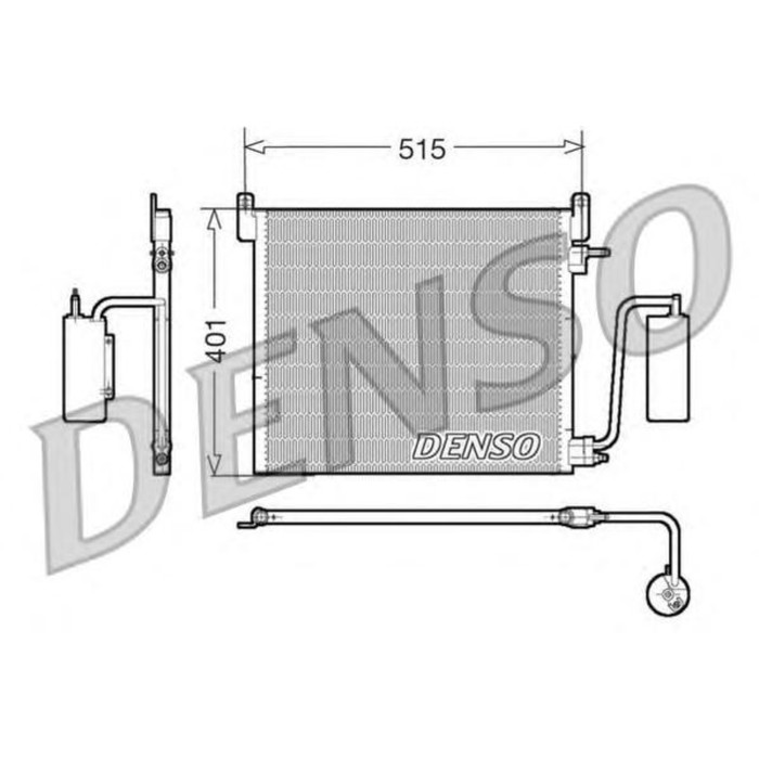 Радиатор кондиционера Denso DCN20033