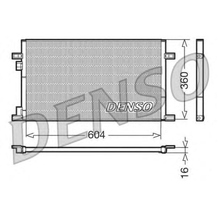 Радиатор кондиционера Denso DCN23019