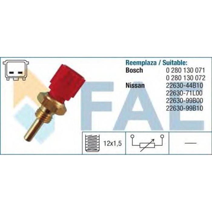 Датчик температуры охлаждающей жидкости FAE 33110