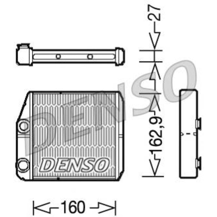 Радиатор отопителя Denso DRR09035