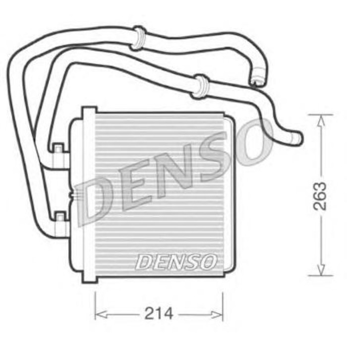 Радиатор отопителя Denso DRR12003