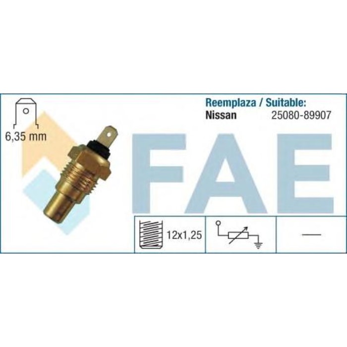 Датчик температуры охлаждающей жидкости FAE 31650