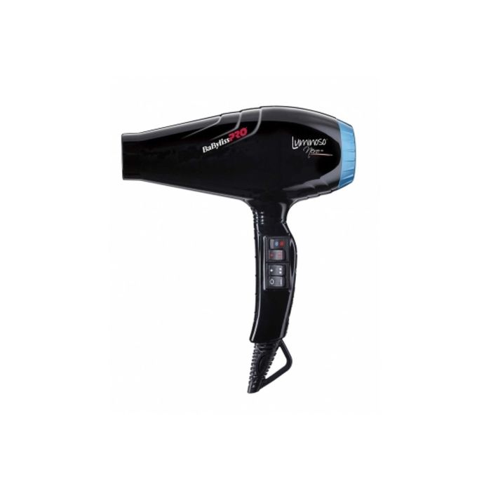 Фен BaByliss BAB6350IBE Luminoso Nero, 2100 Вт, ионизация, 6 режимов работы