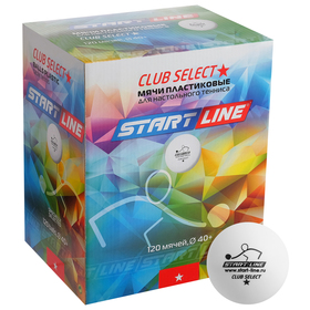 мяч теннисный CLUB SELECT 1*, 120 мячей в упаковке, белые
