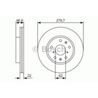 Диск тормозной  Bosch 0986479S58 3097083 - фото 68135