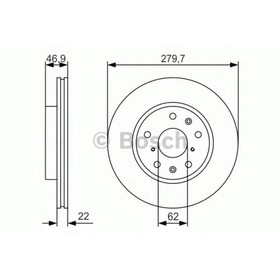 Диск тормозной  Bosch 0986479S58 3097083