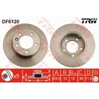 Диск тормозной TRW DF6120 3098042 - фото 68177