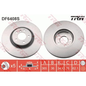 Диск тормозной TRW DF6408S 3098050