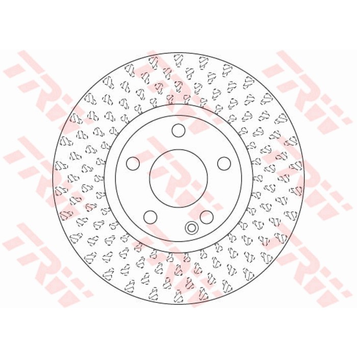 Диск тормозной TRW DF6501