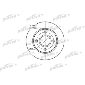 Диск тормозной Patron PBD2752 3097420