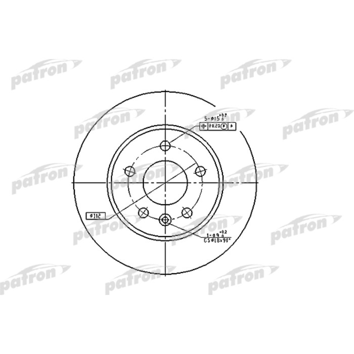 Диск тормозной Patron PBD2797