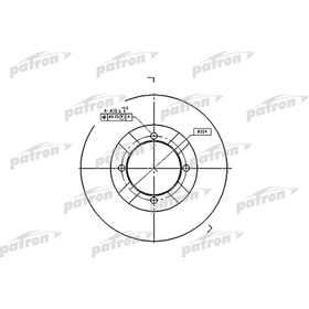 Диск тормозной Patron PBD3095 3097445