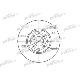 Диск тормозной Patron PBD4151 3097489