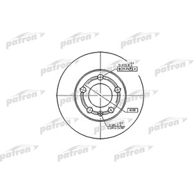 Диск тормозной Patron PBD4253 3097528