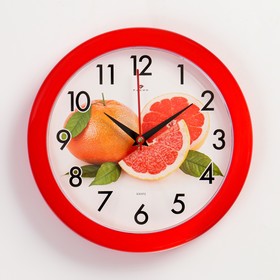 Часы настенные круглые "Грейпфрут", 23 см в Донецке