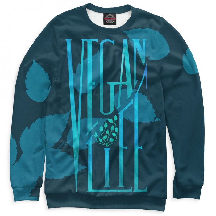 Свитшот женский Vegan Life, размер XXL VGN-527571