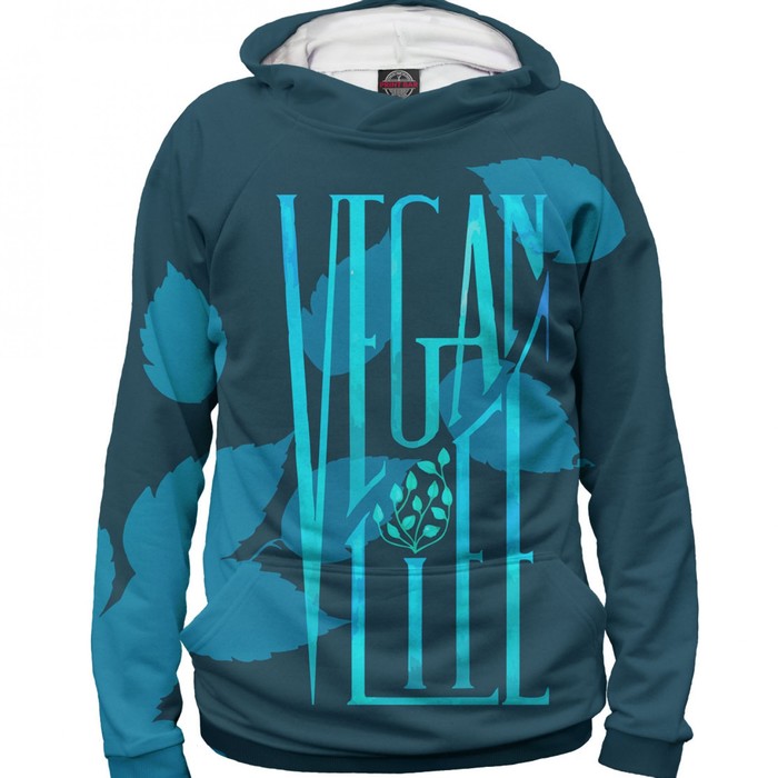 Худи женское Vegan Life, размер XXL VGN-527571