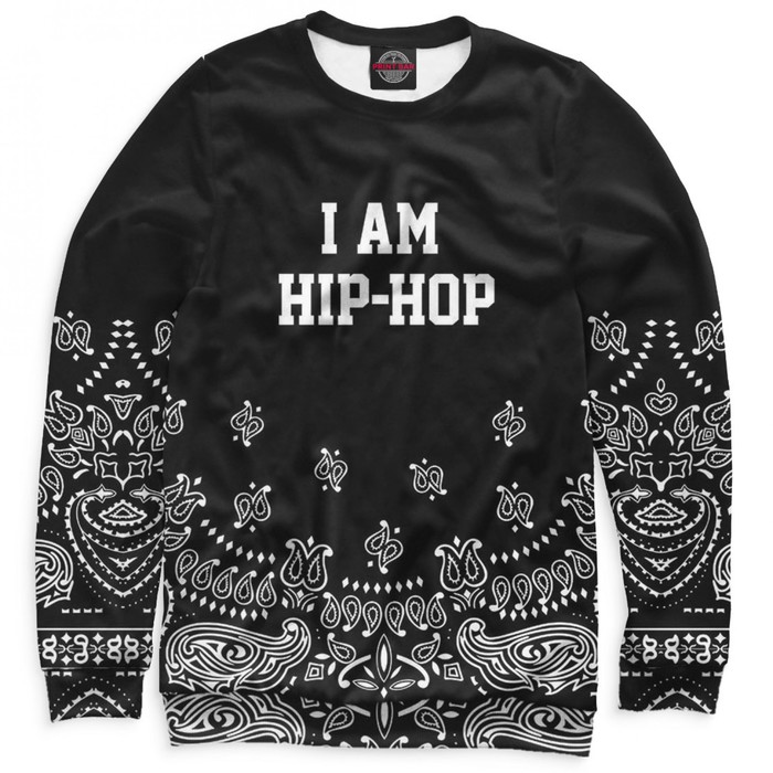 Свитшот женский I Am Hip-Hop, размер S DNC-350526