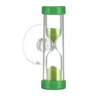 Sand timer for 3 minutes with suction Cup 8 cm, mix
