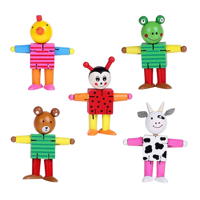 Toy foldable "Funny animals", a MIX