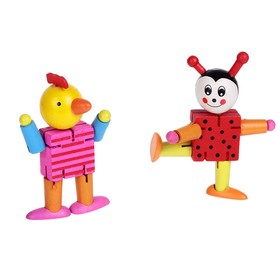 Toy foldable "Funny animals", a MIX