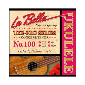 Комплект струн для концертного/тенор укулеле La Bella 100 Uke-Pro
