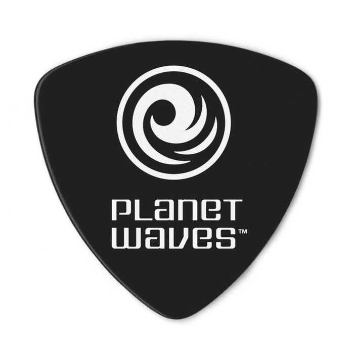 Медиаторы Planet Waves 2CBK7-10 Black Celluloid целлулоид, черные, 10шт, широкие