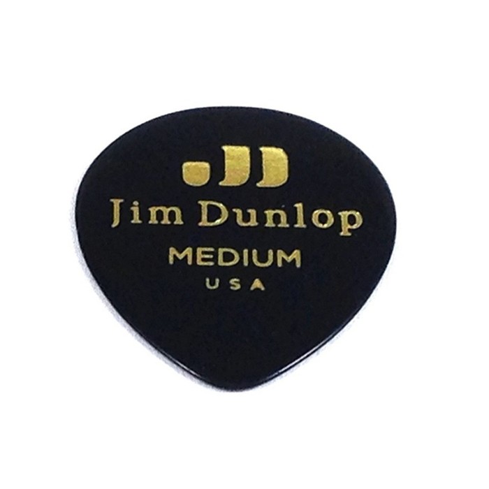 Медиаторы Dunlop 485P03MD Black Teardrop 12шт, капля, средние