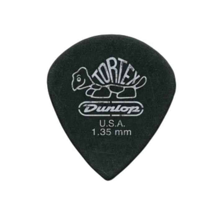 Медиаторы Dunlop 482P1.35 Tortex Pitch Black Jazz III 12шт, толщина 1,35мм