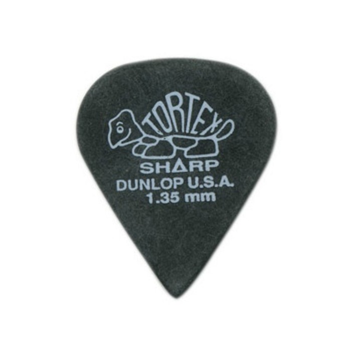 Медиаторы Dunlop 412P1.35 Tortex Sharp 12шт, толщина 1,35мм