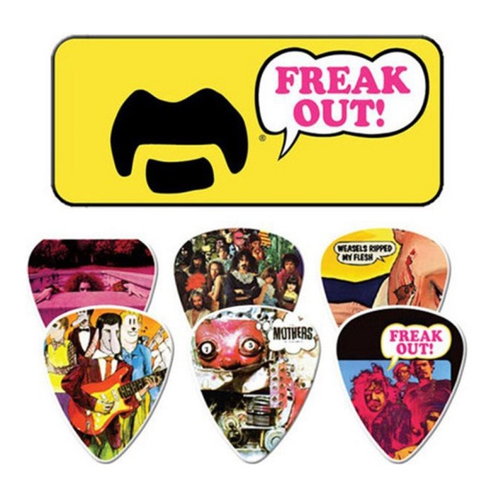 Медиаторы Dunlop ZAPPT01M Frank Zappa 6шт, средние, в желтой коробочке