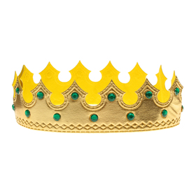 Карнавальная корона «Принц», цвет золотой
