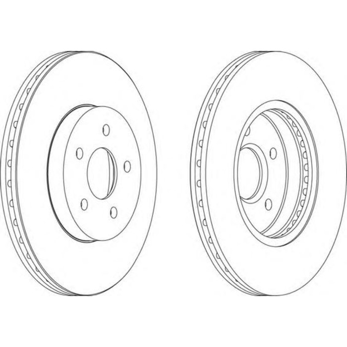 Диск тормозной FERODO DDF1125