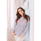 Джемпер женский KAFTAN "Candy" сер, р-р 42-44, 100% п/э, велсофт Джемпер женский KAFTAN "Candy" сер, р-р 42-44, 100% п/э, велсофт