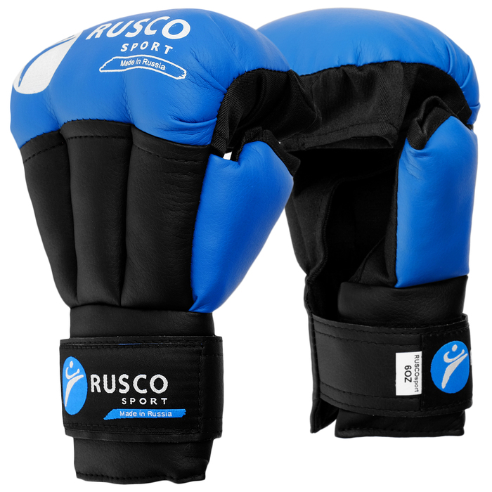 Перчатки для Рукопашного боя RUSCO SPORT  6 OZ цвет синий