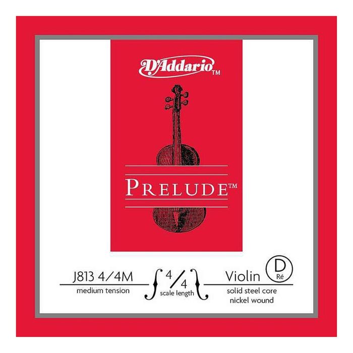 Отдельная струна D'Addario J813-4/4M Prelude  D (Ре) для скрипки размером 4/4