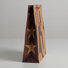 Пакет крафтовый вертикальный «23 Февраля», ML 23 × 27 × 8 см 2605082