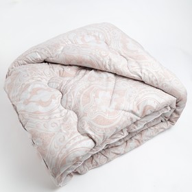 Одеяло зимнее 220х205 см, шерсть верблюда, ткань тик, п/э 100%