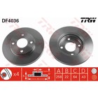 Диск тормозной TRW DF4036 3111313 - фото 68493