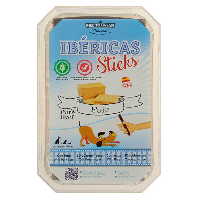 Лакомство Ibéricas Sticks для собак, палочки из печени, 900 г